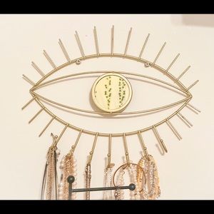 Eye Shaped Jewlery Organizer Mirror